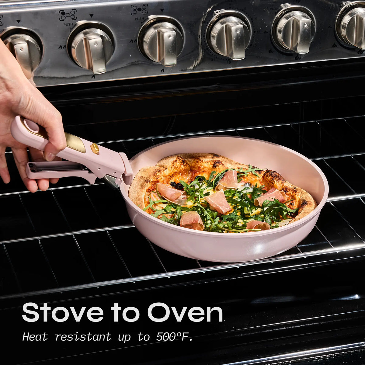 20Pcs Ceramic Cookware Set Stand-Up Lid with Detachable Handle Set, Non Stick Pots and Pans Set Non Toxic, PFAS Free
